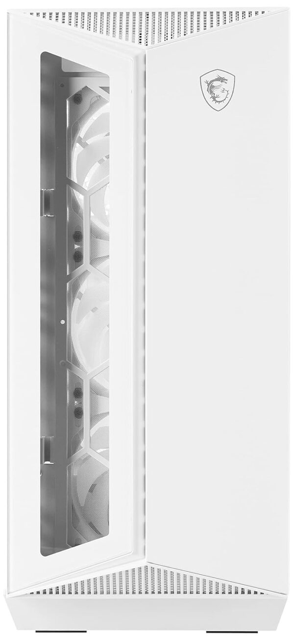 MSI MPG GUNGNIR 110R White – Premium Mid-Tower Gaming Case with ARGB & 360mm Liquid Cooling Support - Image 5