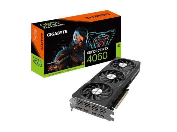 Gigabyte GeForce RTX 4060 Gaming OC 8GB – 1 Year Warranty