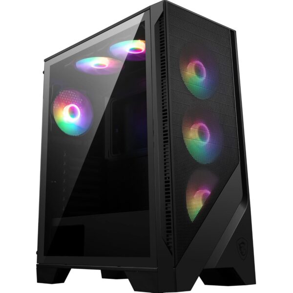 MSI MAG Forge 120A – Premium Airflow Gaming Case with Auto RGB & Vertical GPU Support