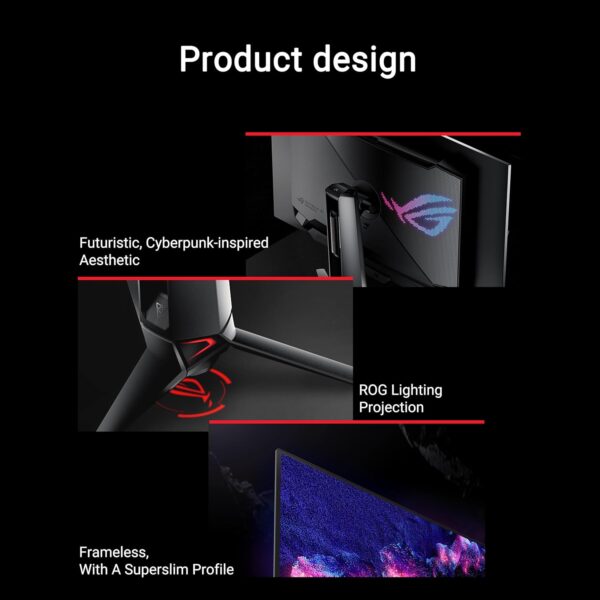 [ASUS 1] ASUS ROG Swift OLED PG27AQDM 27" 2K Gaming Monitor – 240Hz | OLED | 0.03ms - Image 6