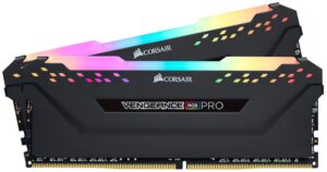 Corsair Vengeance RGB Pro 32GB (2x16GB) DDR4 3200MHz CL16 Desktop RAM Kit – CMW32GX4M2E3200C16