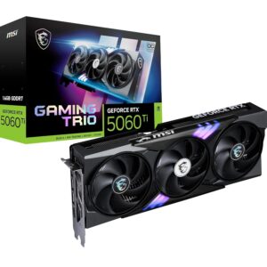 MSI GeForce RTX 5060 Ti 16GB Gaming Trio OC – 1 Year Warranty