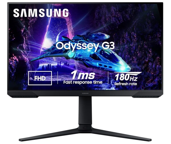 Samsung Odyssey G3 27″ FHD 180Hz Gaming Monitor (LS27DG300EWXXL) – 1 Year Warranty