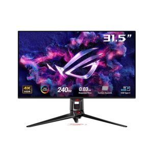 [ASUS 1] ASUS ROG Swift OLED PG27AQDM 27" 2K Gaming Monitor – 240Hz | OLED | 0.03ms
