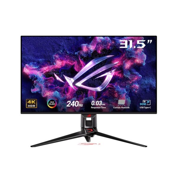 [ASUS 1] ASUS ROG Swift OLED PG27AQDM 27" 2K Gaming Monitor – 240Hz | OLED | 0.03ms
