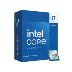 Intel Core i7-14700KF Processor – 20 Cores | Up to 5.6GHz | Unlocked | No iGPU | LGA1700 | 1 Year Warranty