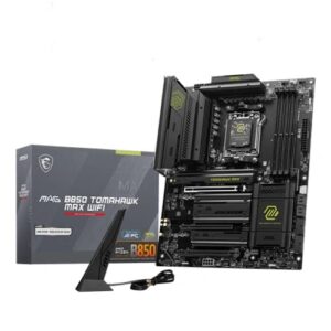 MSI MAG B850 Tomahawk Max WiFi Motherboard – 1 Year Warranty