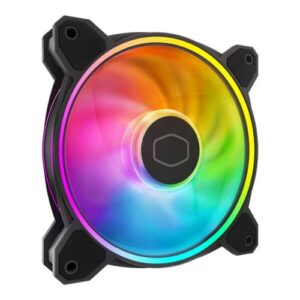 Cooler Master MasterFan MF120 Halo 2 Black PWM ARGB Cabinet Fan (Single Pack) – 1 Year Warranty