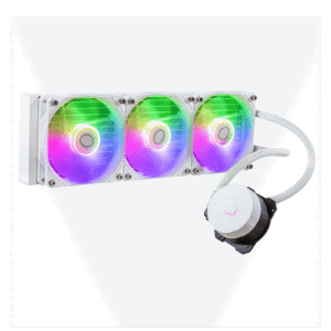 Cooler Master MasterLiquid 360L Core ARGB 360 mm CPU Liquid Cooler (White) – 1 Year Warranty