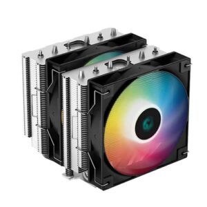 Deepcool Gammaxx AG620 ARGB 120 mm Dual Fan CPU Air Cooler – 1 Year Warranty