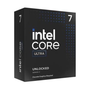 Intel Core Ultra 7 265KF Processor – 16 Cores | Up to 5.0GHz | Unlocked | No iGPU | LGA1851 | 1 Year Warranty