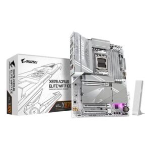 Gigabyte X870 Aorus Elite WiFi7 ICE Motherboard – 1 Year Warranty