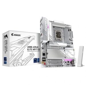 GIGABYTE Z890 Aorus Elite WiFi7 ICE Motherboard – 1 Year Warranty