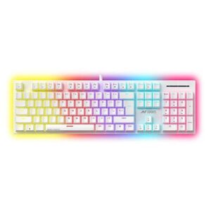 Ant Esports MK3400 Pro V3 White Mechanical Gaming Keyboard with Brown Switches